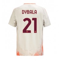 AS Roma Paulo Dybala #21 Vonkajší futbalový dres 2024-25 Krátky Rukáv